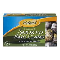 Roland Smoked Baby Clams, 3.0 OZ