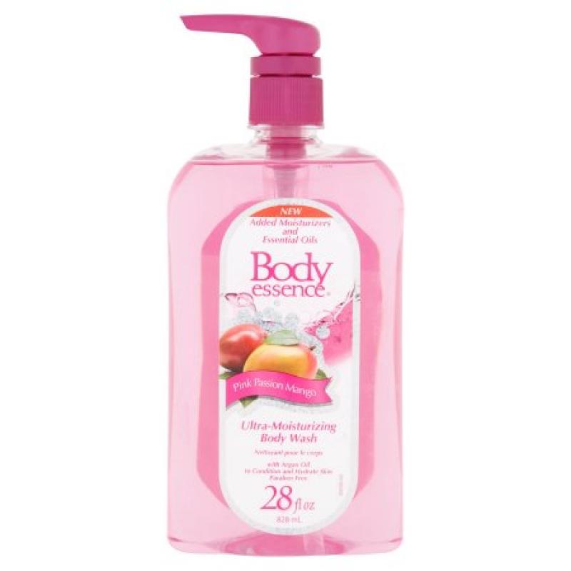 Body Essence Pink Passion Mango Ultra-Moisturizing Body Wash, 28 fl oz