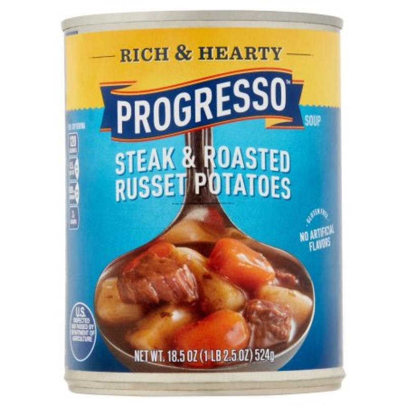Progresso™ Rich & Hearty Steak & Roasted Russet Potatoes Soup 18.5 oz. Can