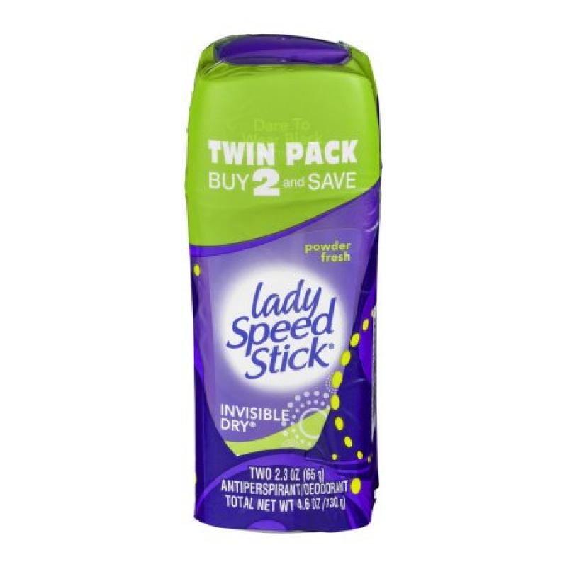 Lady Speed Stick Antiperspirant Deodorant Invisible Dry - 2 CT