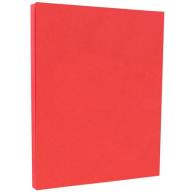 JAM Paper Bright Color Paper, 8.5 x 11, 24lb Brite Hue Red Recycled, 500 Sheets/Ream