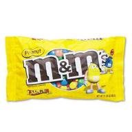 M&M&#039;S Peanut Chocolate Candy Bag, 19.2 oz