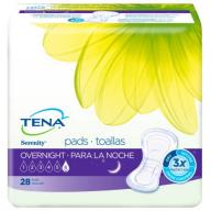 TENA Incontinence Pads for Women, Overnight, 28 Count