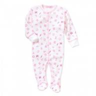Baby Steps Newborn Baby Girl Footie Coverall Pajama