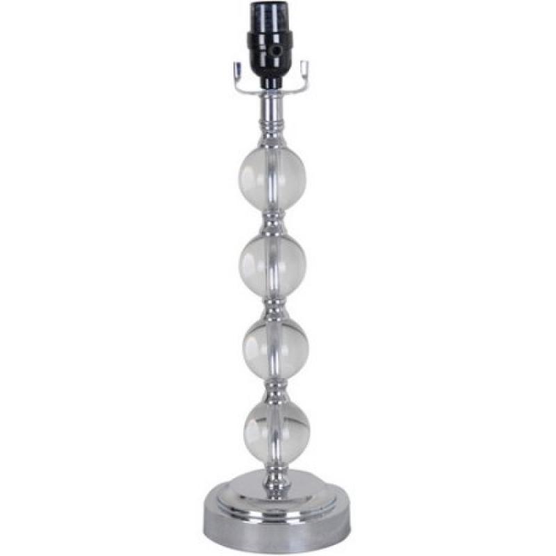 Better Homes and Gardens 18" Stacked Glass Ball Lamp Base