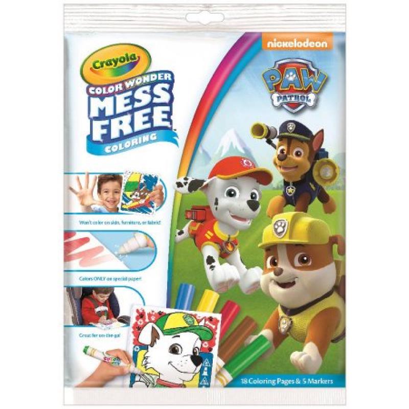 Crayola Color Wonder Mess-Free Coloring Pages, Paw Patrol