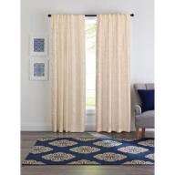 Better Homes and Gardens Gray Chandeliers Jacquard Window Curtain
