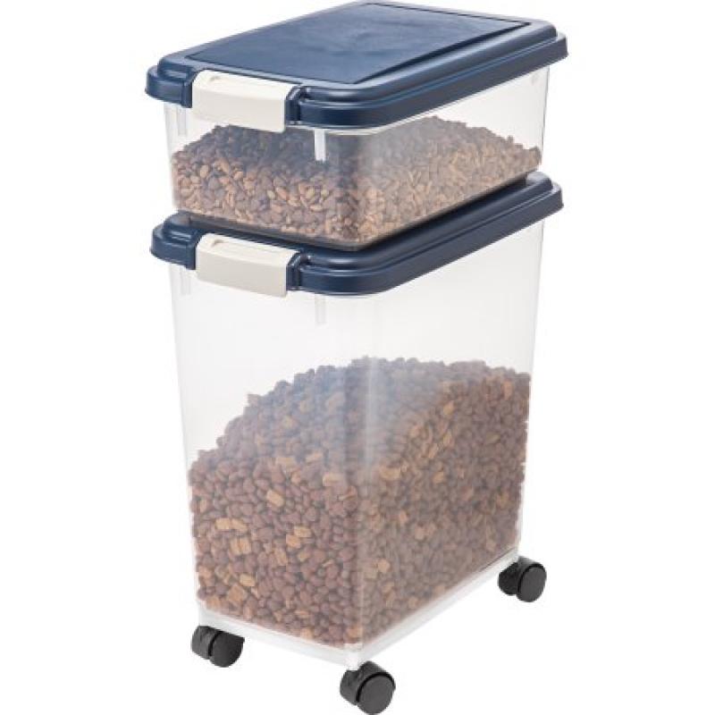 IRIS Airtight Food and Treat Combo Container