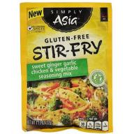 Simply Asia Gluten-Free Stir-Fry Seasoning Mix, Sweet Ginger Garlic Chicken & Vegetable, 1.13 Oz
