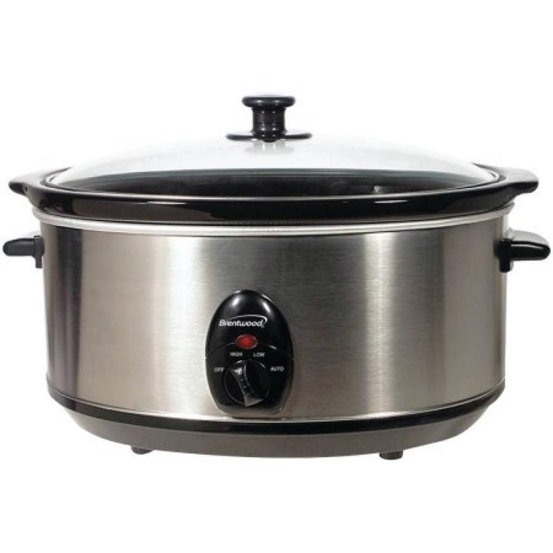 Brentwood Appliances SC-150S 6.5-Quart Stainless Steel Slow Cooker