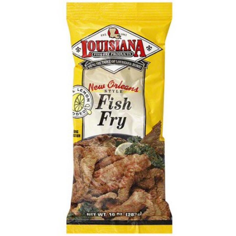 Louisiana Fish Fry Products Fish Fry With Lemon, 10 oz (Pack of 12)
