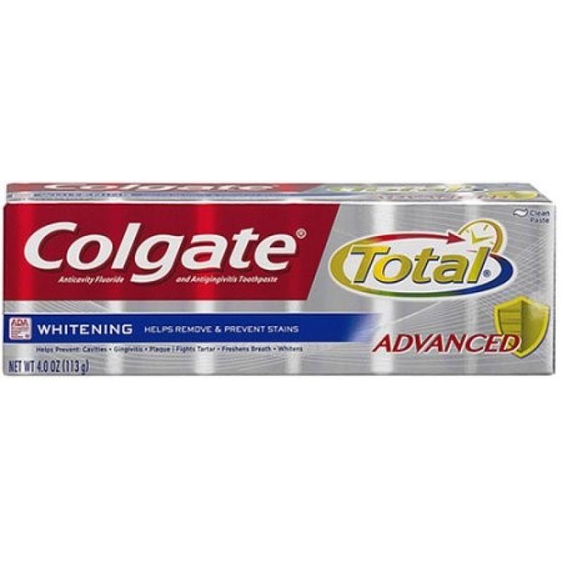 Colgate Total Advanced Whitening Toothpaste, 4 Oz