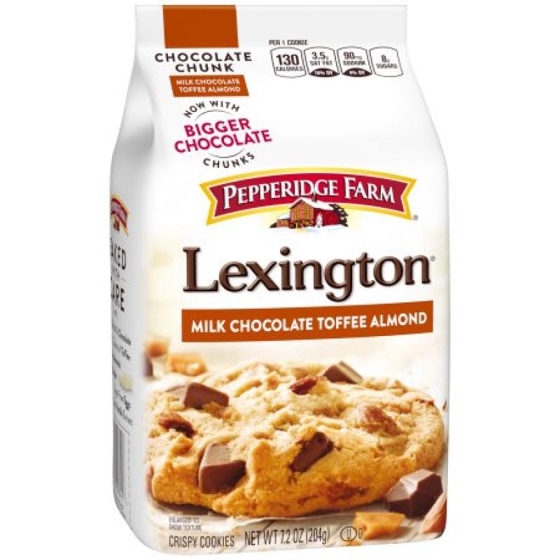 Pepperidge Farm�� Lexington�� Milk Chocolate Toffee Almond Crispy Cookies 7.2 oz. Bag