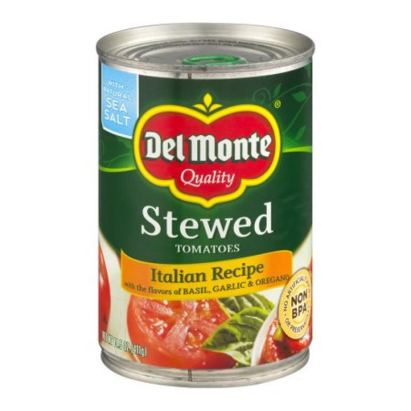 Del Monte Stewed Tomatoes Italian Recipe, 14.5 OZ