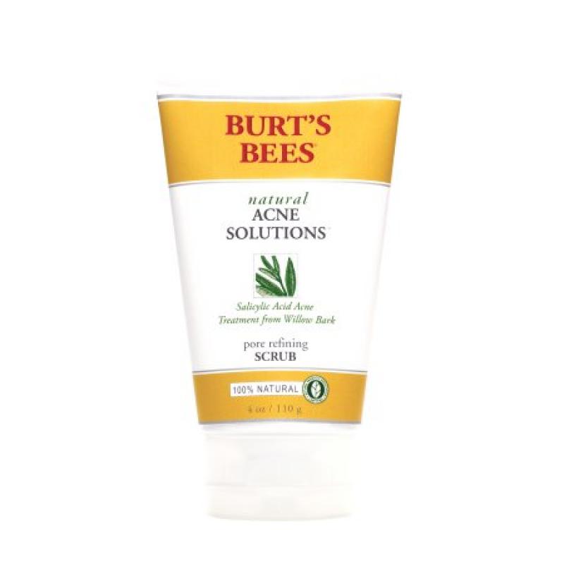 Burt&#039;s Bees Natural Acne Solutions Pore Refining Scrub, 4 Ounces