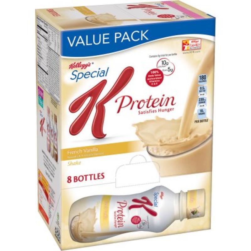 Kellogg&#039;s K Special Protein Shakes French Vanilla Value Pack 8 x 10fl oz (80fl oz)