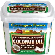 Carrington Farms 100% Organic Extra Virgin Coconut Oil, 12 oz