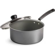 Tramontina PrimaWare 3-Quart Nonstick Covered Sauce Pan, Steel Gray