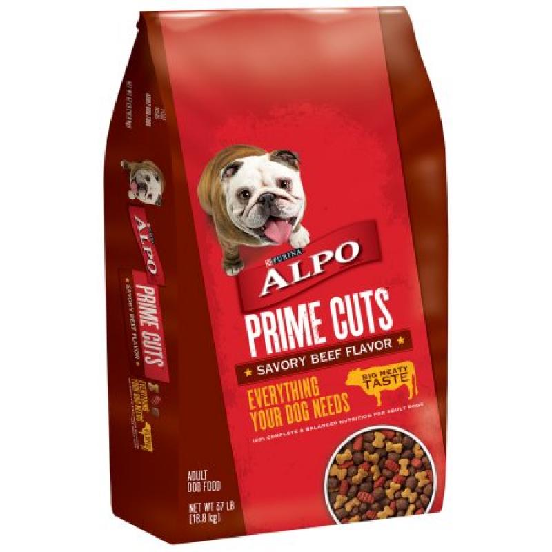 Purina ALPO Prime Cuts Savory Beef Flavor Dog Food 37 lb. Bag