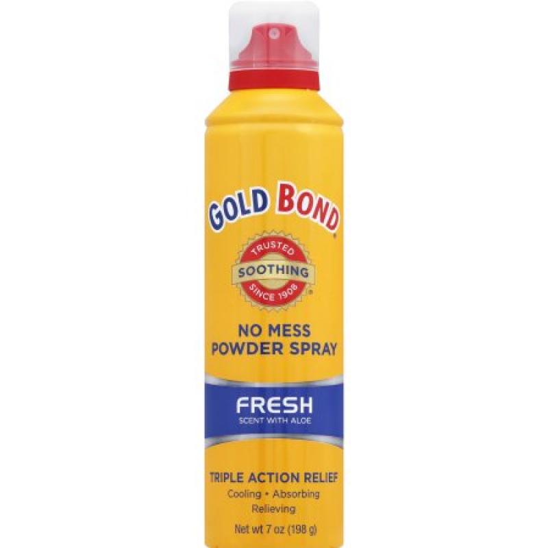 Gold Bond No Mess Body Powder Spray Fresh Scent, 7 oz