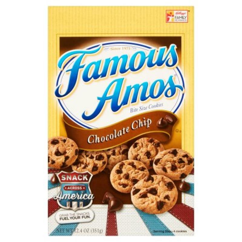 Famous Amos Bite Size Chocolate Chip Cookies, 12.4 oz