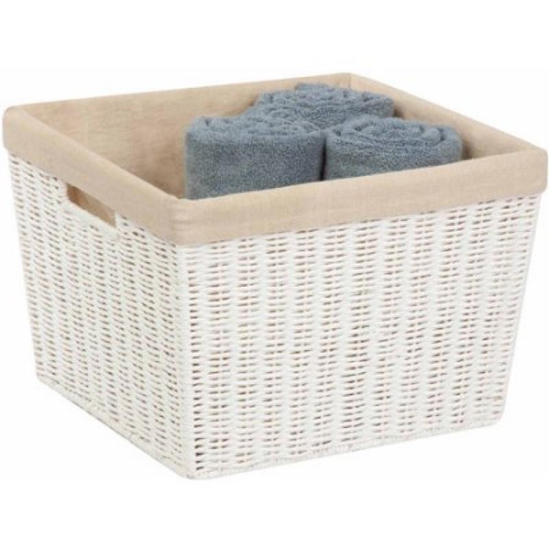 Honey Can Do Parchment Cord Basket with Liner