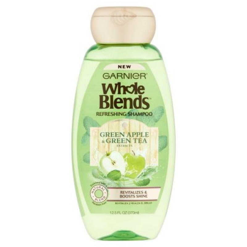 Garnier Whole Blends Refreshing Shampoo with Green Apple & Green Tea Extracts 12.5 FL OZ