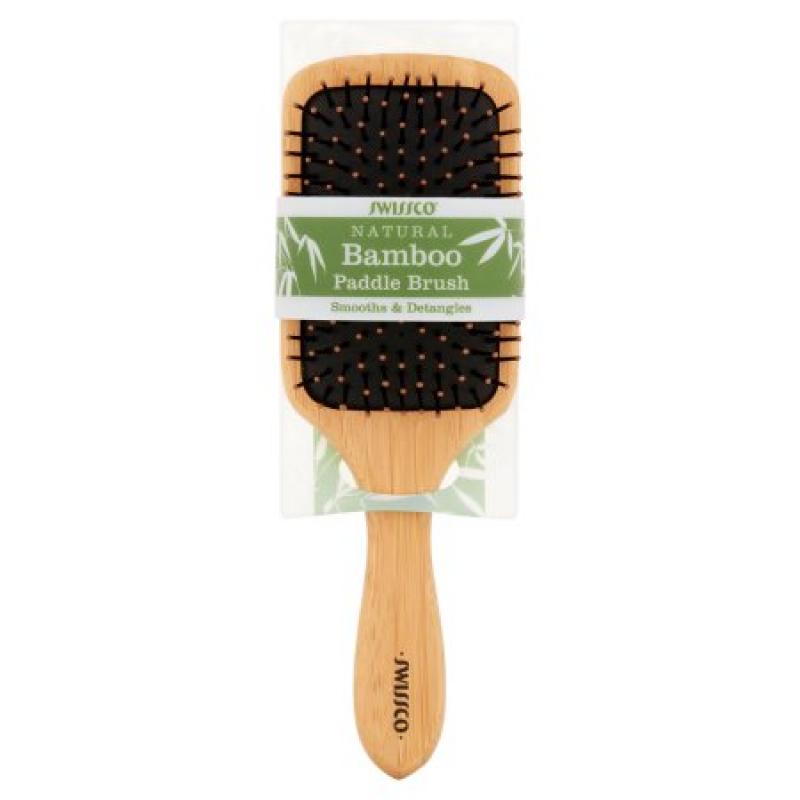 Swissco Natural Bamboo Paddle Brush