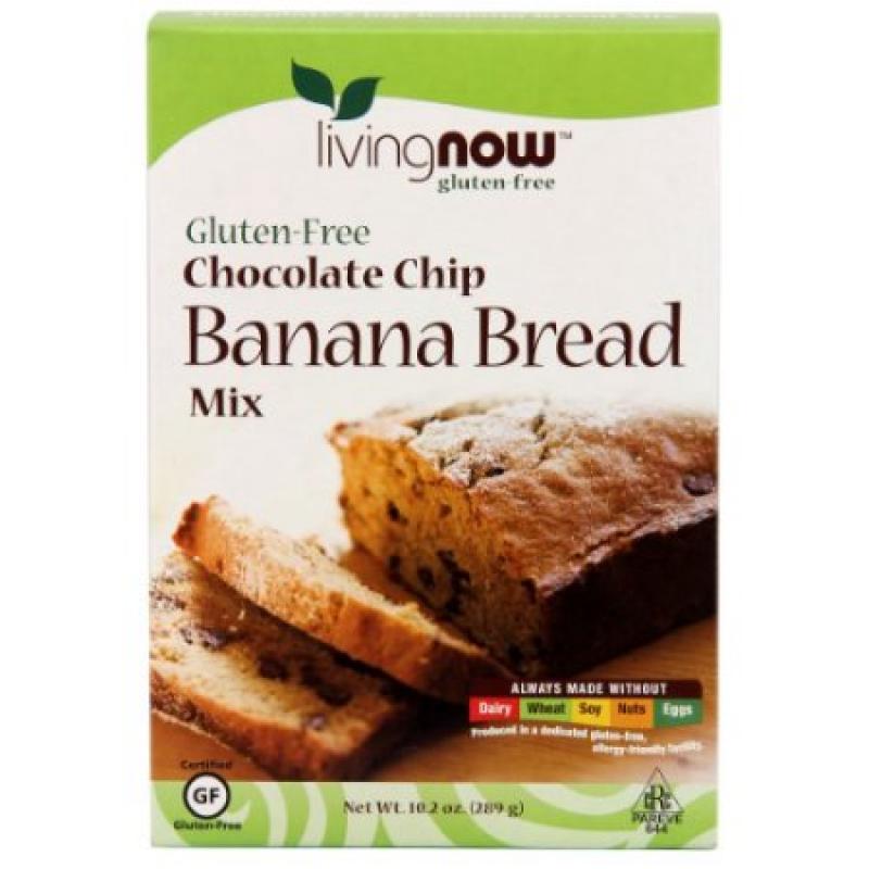 NOW Foods Choc Chip Banana Bread Mix 10.2 Oz