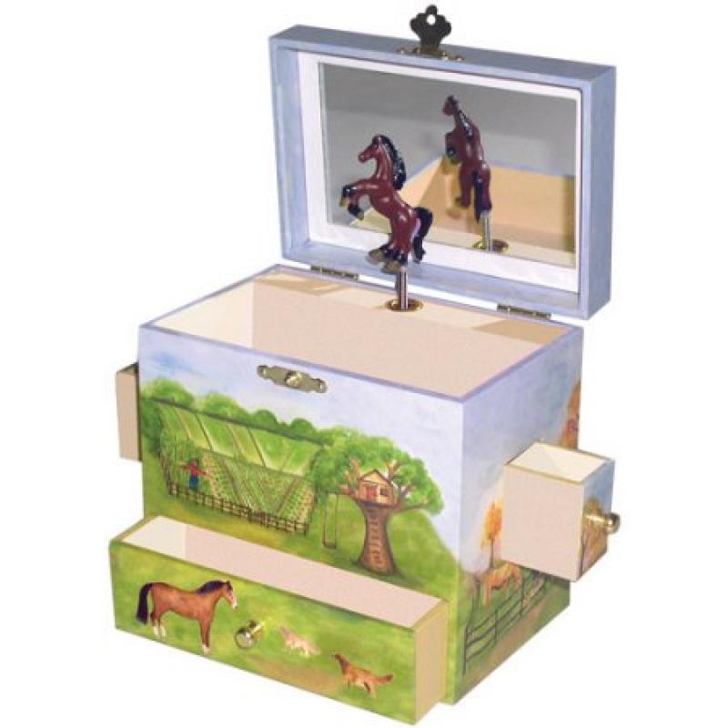Enchantmints Horse Ranch Musical Treasure Box