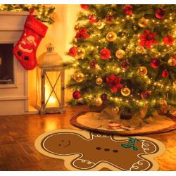 Christmas Decoration Floor Mat Entrance Door Bedroom Bath Toilet Anti Slip Mat Carpet 2025 Merry Christmas Navidad New Year Gift