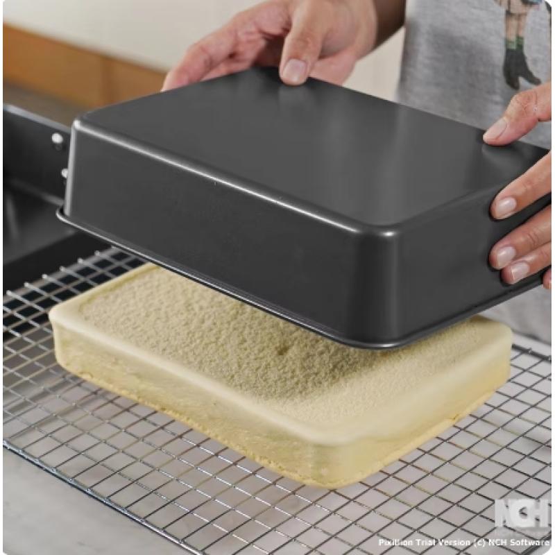 1Pc Nonstick Cake Pan Rectangular Casserole Pans Casserole Baking Pan Lasagna Container Carbon Steel Baking Pan