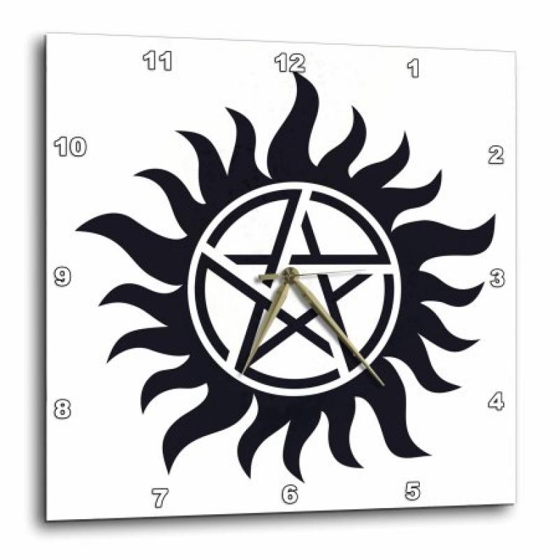 3dRose Supernatural Symbol,, Wall Clock, 15 by 15-inch