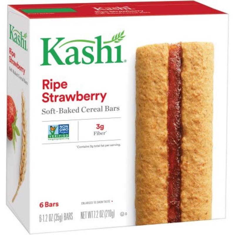 Kashi® Ripe Strawberry Soft-Baked Cereal Bars 6-1.2 oz. Bars