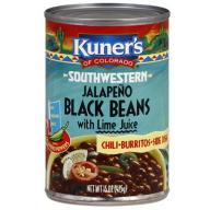 Kuner&#039;s Southwestern Jalapeno Black Beans With Lime Juice, 15 oz (Pack of 12)