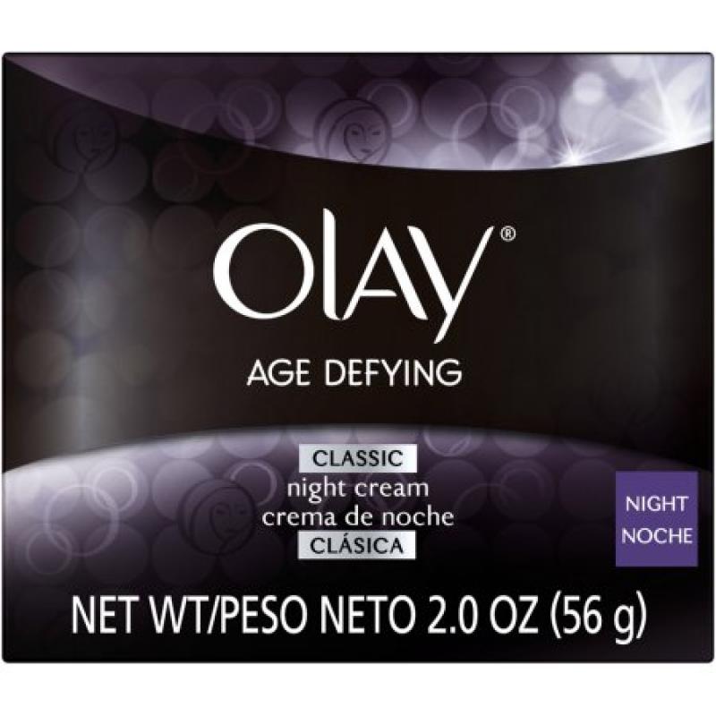 Olay Age Defying Classic Night Facial Cream, 2 oz