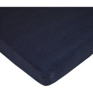 American Baby Company 100% Cotton Supreme Jersey Knit Fitted Crib Sheet for Standard Crib and Toddler Mattresses, Navy