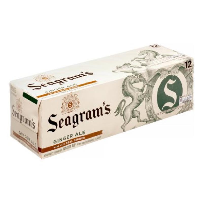 Seagram's Ginger Ale, 12 Fl Oz, 12 Count