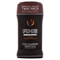 AXE Dark Temptation Antiperspirant Deodorant Stick for Men, 2.7 oz, Twin Pack