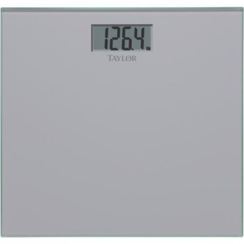 Taylor Tempered Glass Bath Scale, Silver