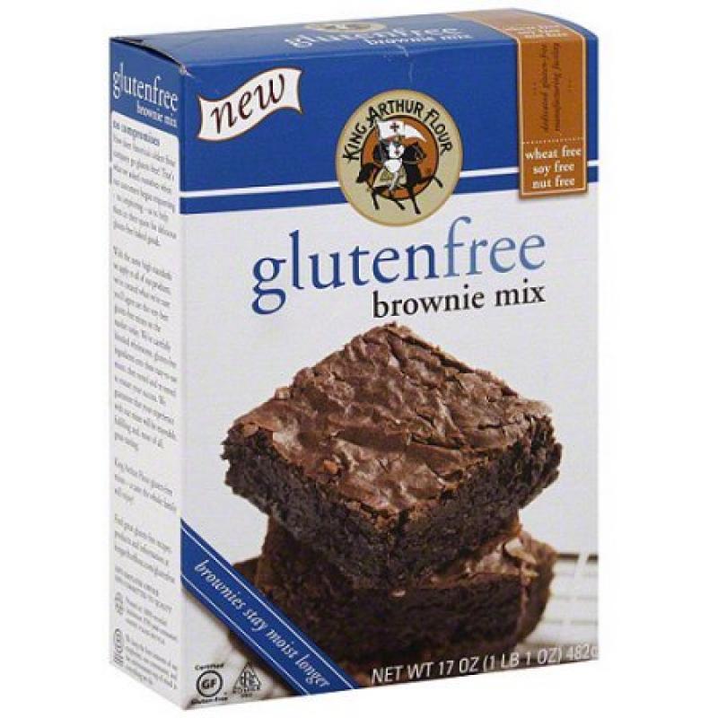 King Arthur Flour Gluten Free Brownie Mix, 17 oz (Pack of 6)