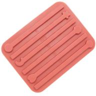 Freshware 6-Cavity Star Stick Silicone Mold for Chocolate, Candy and Gummy, CB-602RD