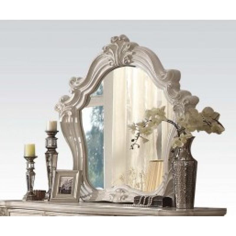 Acme Versailles Mirror in Bone White 21134 CLEARANCE