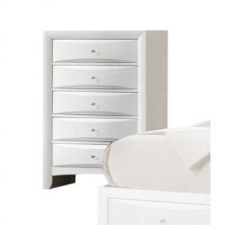 Acme Ireland Full PU Storage Bed in White 21710F