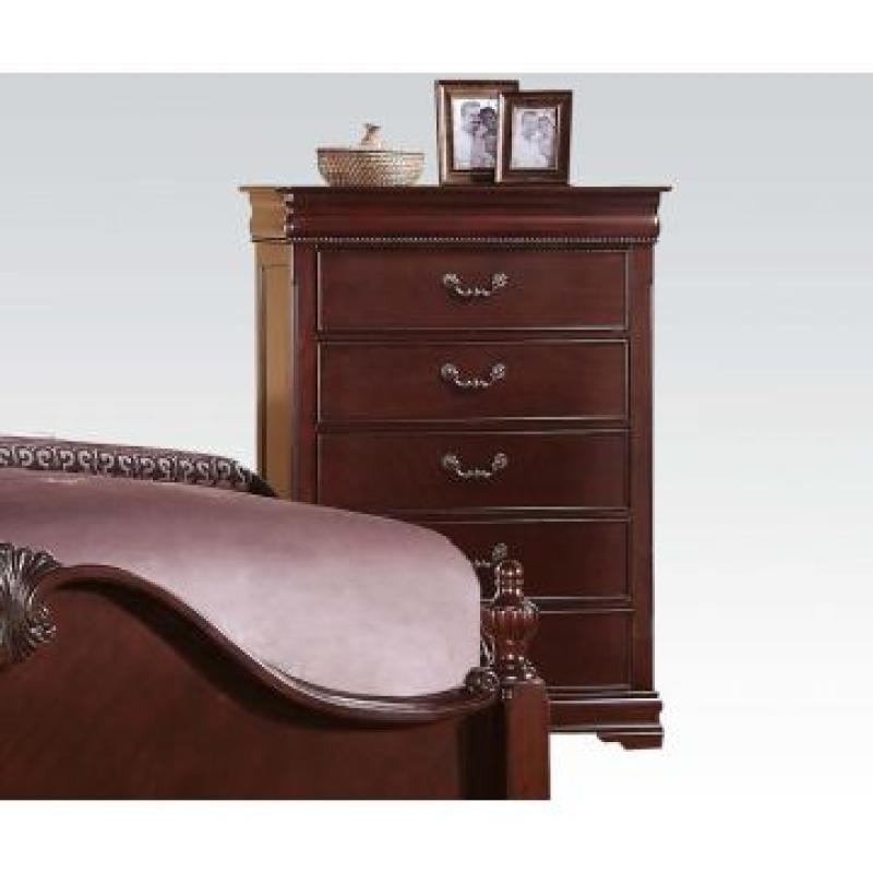 Acme Gwyneth Traditional Six Drawer Dresser with in Cherry 21865A