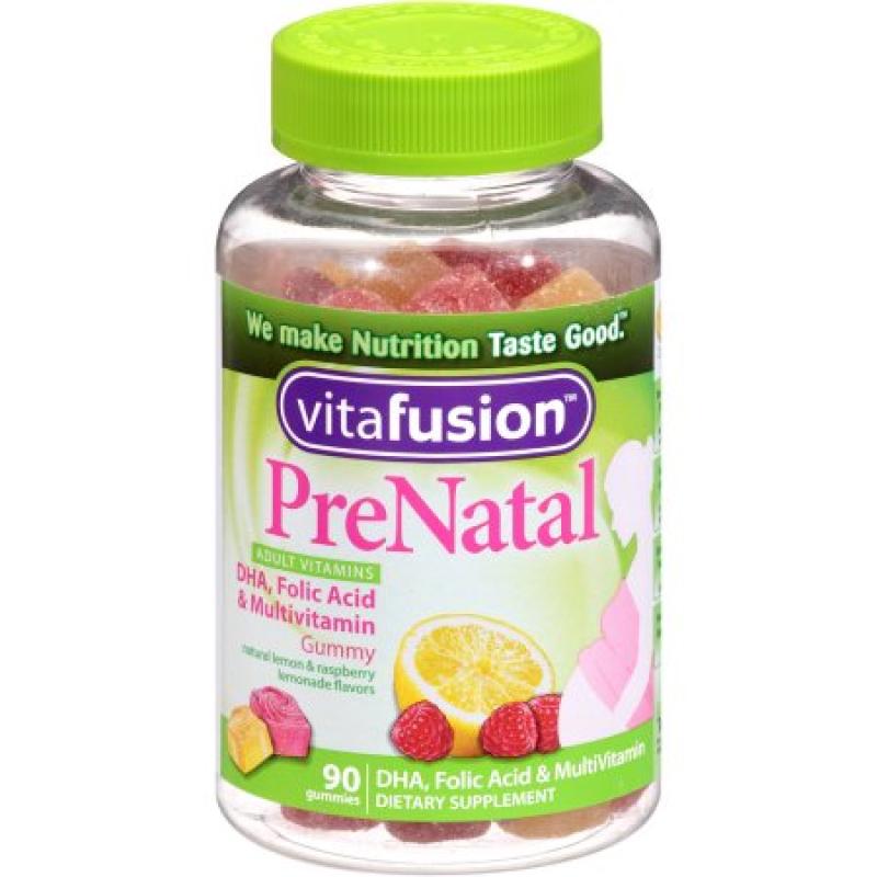 VitaFusion Prenatal Gummy Vitamins, 90ct