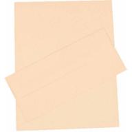 JAM Paper Strathmore Business Stationery Sets with Matching #10 Envelopes, Ivory Wove, 100-Pack