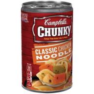 Campbell&#039;s Classic Chicken Noodle Chunky Soup, 18.6 oz