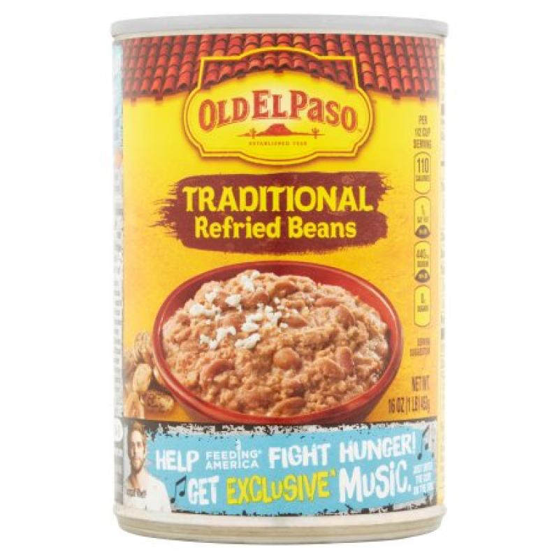 Old El Paso® Traditional Refried Beans 16 oz. Can