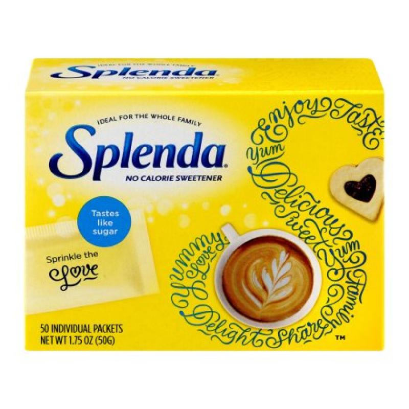 Splenda No Calorie Sweetener Individual Packets - 50 CT
